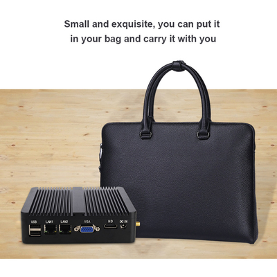 kaufen Fanless tragbarer industrieller Mini-PC Soems J4125 kleine Tasche Intel Mini Pc Computer online manufacture