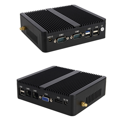 kaufen Kleiner tragbarer Doppel-industrieller Computer-PC Lan Mini Pc Withs J4125 online manufacture